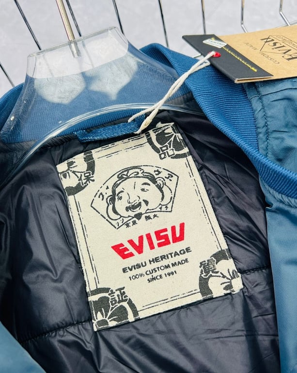 Evisu Blue Bomber Jacket N72-14983 - 16