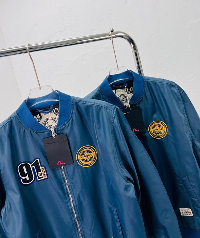 Evisu Blue Bomber Jacket N72-14983 - 4