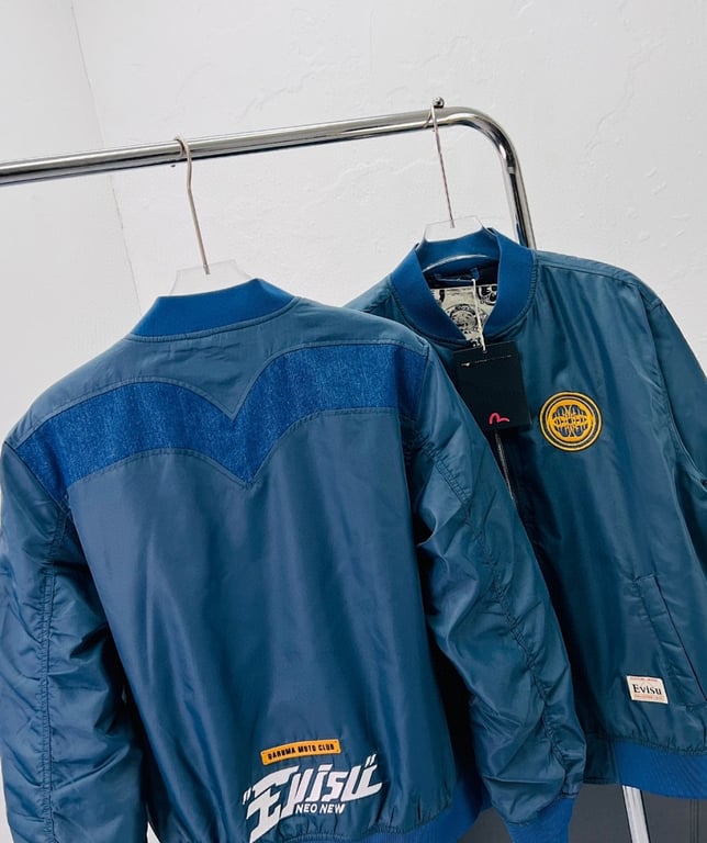 Evisu Blue Bomber Jacket N72-14983 - 5