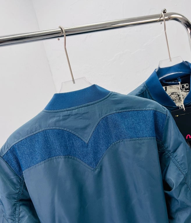 Evisu Blue Bomber Jacket N72-14983 - 6