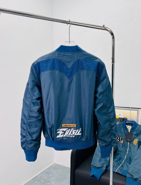 Evisu Blue Bomber Jacket N72-14983 - 7