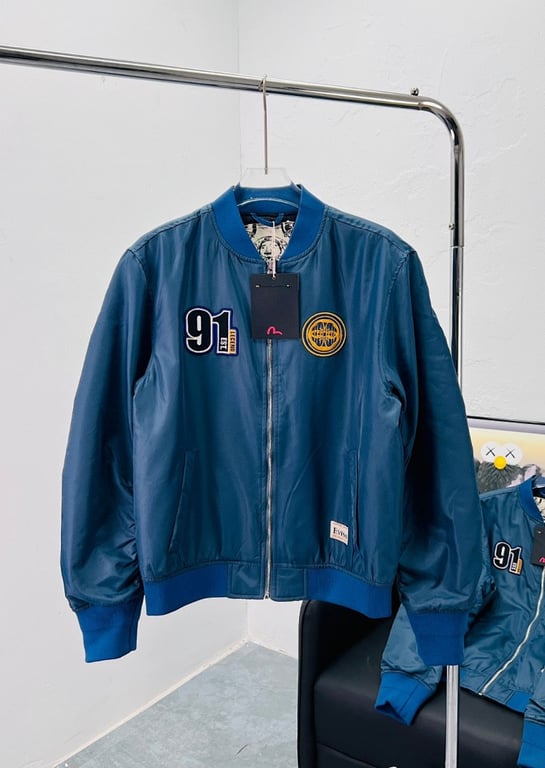 Evisu Blue Bomber Jacket N72-14983 - 8