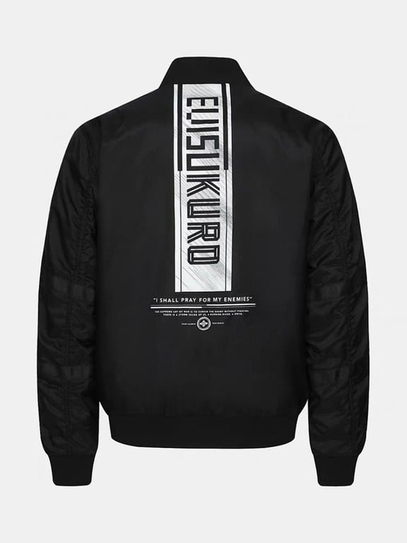 Evisu Evisukuro Black Bomber Jacket N72-14984 - 15