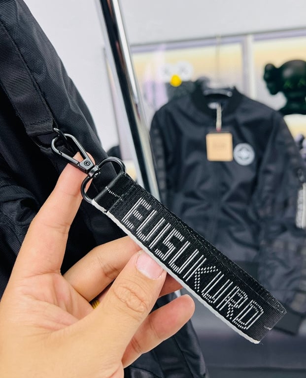 Evisu Evisukuro Black Bomber Jacket N72-14984 - 8