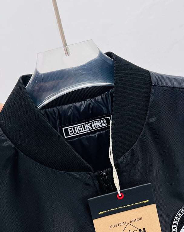 Evisu Evisukuro Black Bomber Jacket N72-14984 - 10