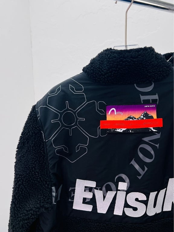 Evisu Kuro Mountain Print Reversible Jacket - 11