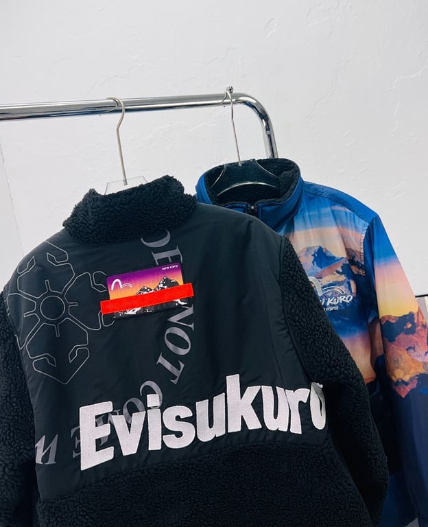 Evisu Kuro Mountain Print Reversible Jacket - 9