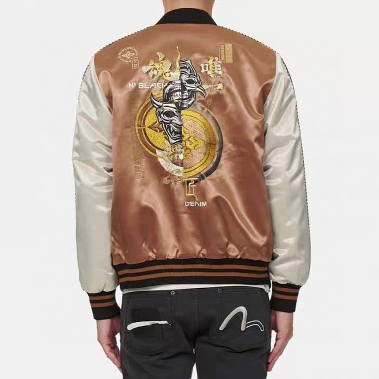 Evisukuro Embroidered Bomber Jacket N72-14986 - 13