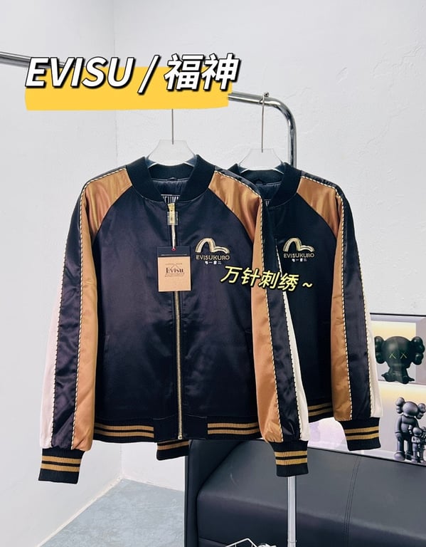 Evisukuro Embroidered Bomber Jacket N72-14986 - 3