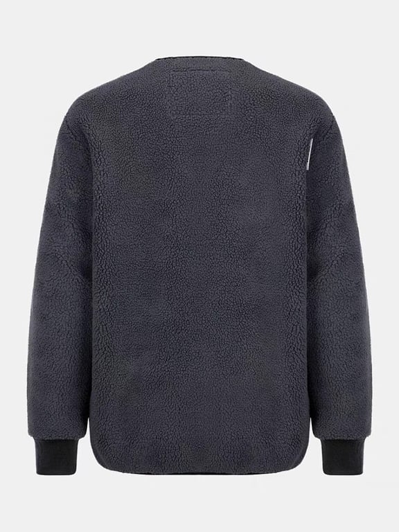 Evisu Kuro Sherpa Fleece Jacket Grey N72-14987 - 20