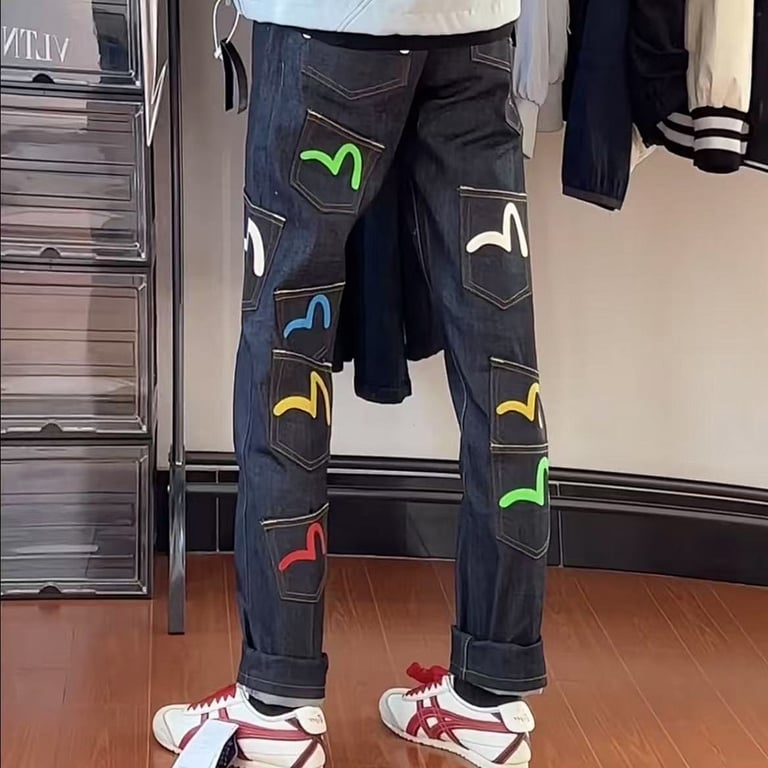 Evisu Multi-Pocket Seagull Logo Jeans - 3