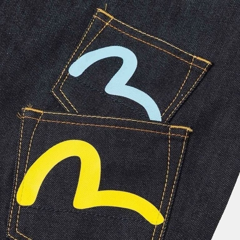 Evisu Multi-Pocket Seagull Logo Jeans - 9