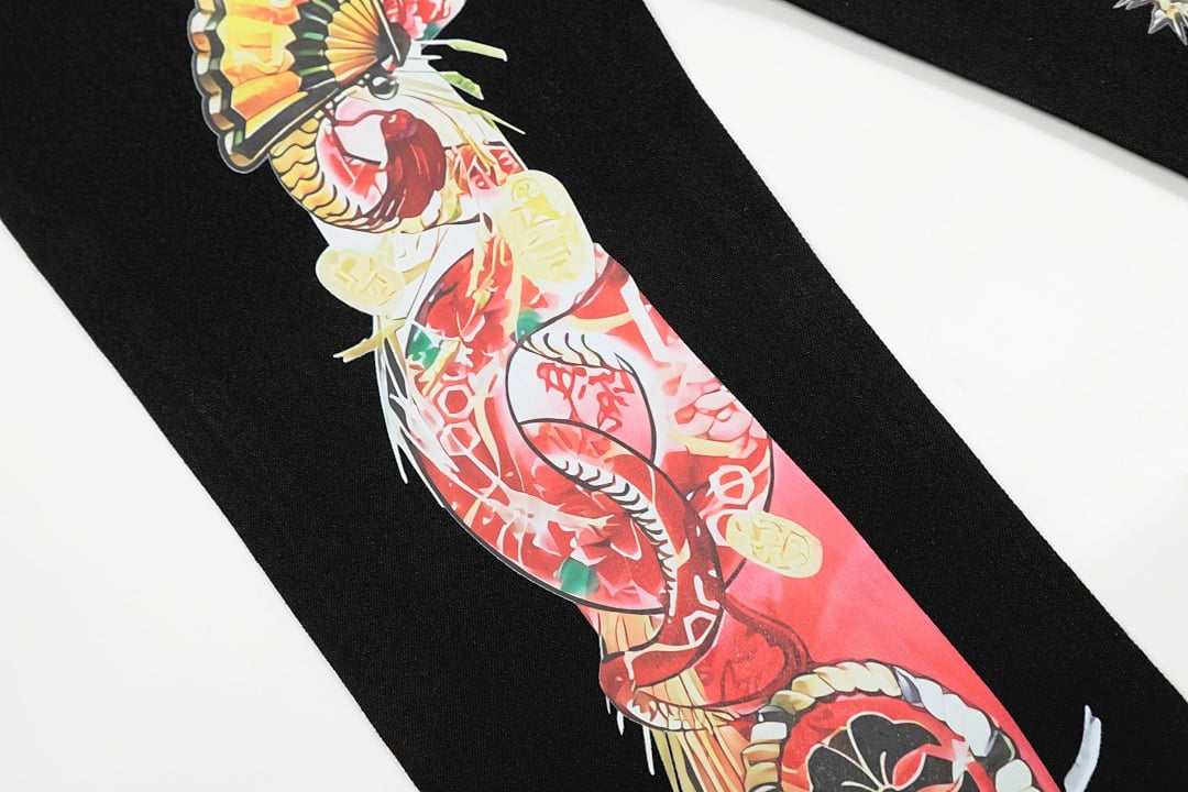 Evisu Black Graphic Jeans N110-19056 - 12