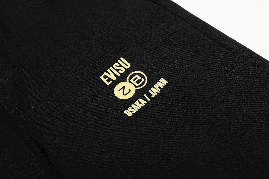 Evisu Black Graphic Jeans N110-19056 - 4