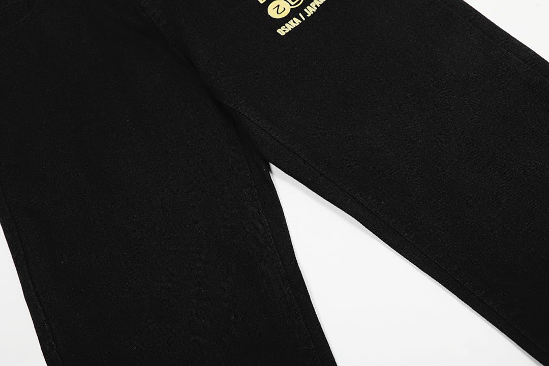 Evisu Black Graphic Jeans N110-19056 - 5