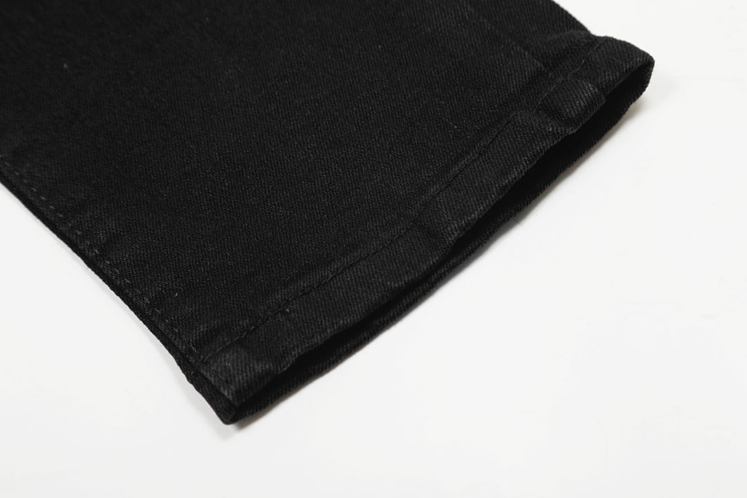 Evisu Black Graphic Patch Jeans N110-19059 - 11