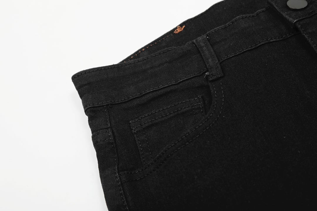 Evisu Black Graphic Patch Jeans N110-19059 - 6