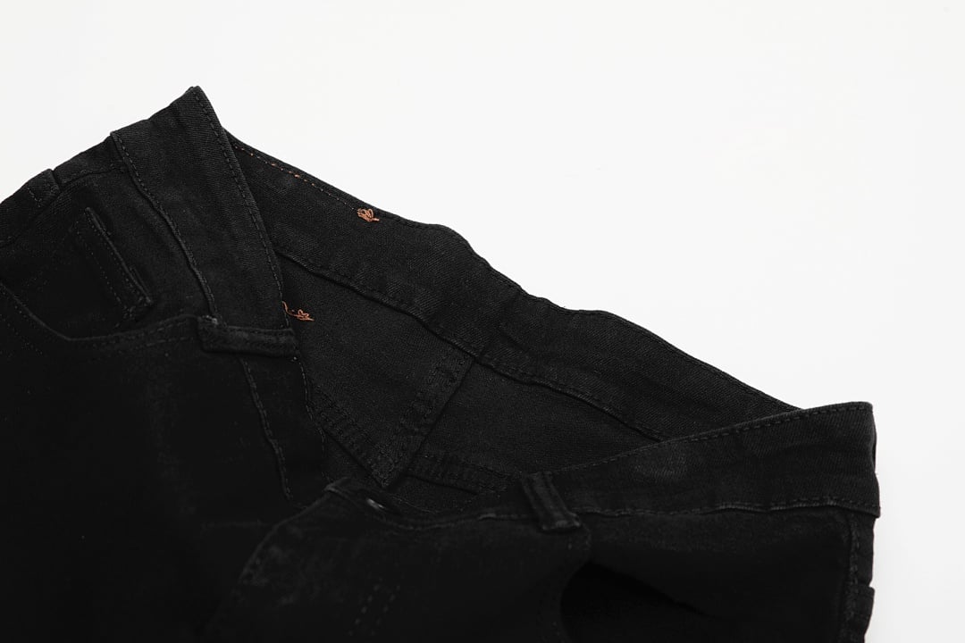 Evisu Black Graphic Patch Jeans N110-19059 - 7