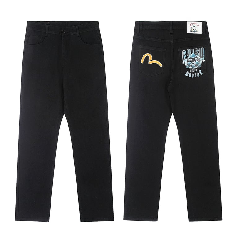 Evisu Denim Maniac Black Jeans - 12