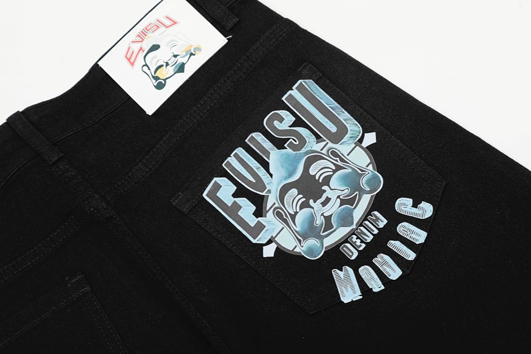 Evisu Denim Maniac Black Jeans - 4