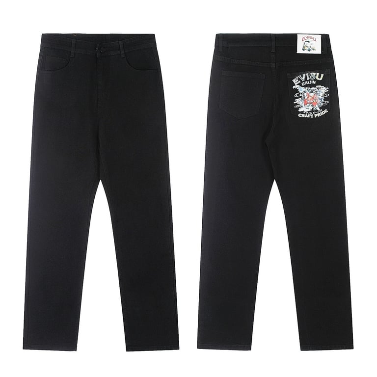Evisu Raijin Graphic Jeans Black - 11