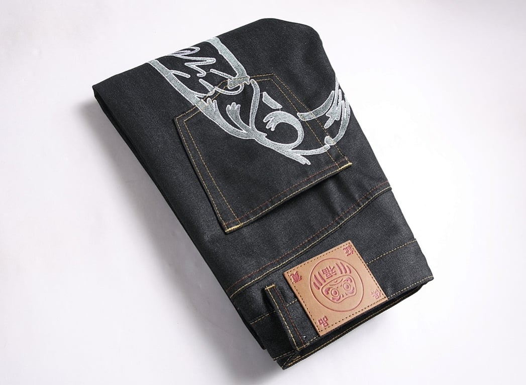 Evisu N110-19075 Embroidered Seagull Jeans - 3