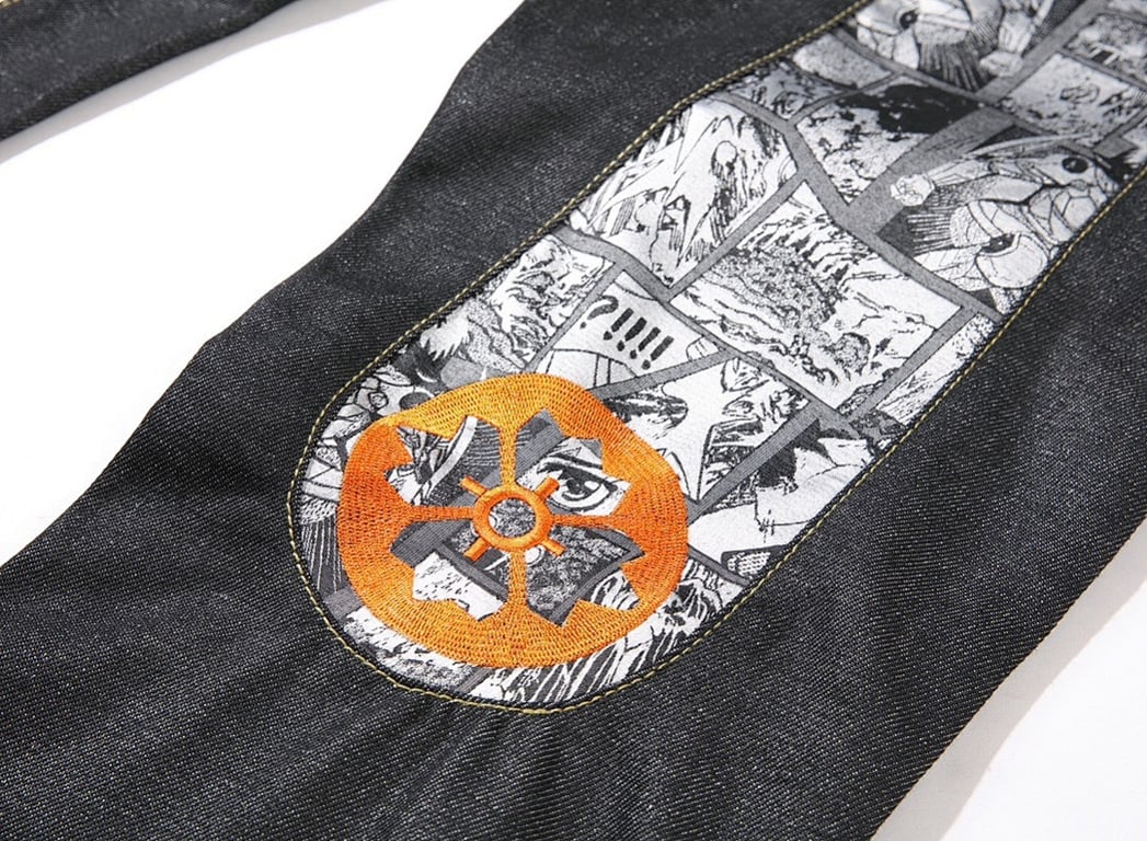 Evisu Manga Print Seagull Jeans N110-19078 - 5