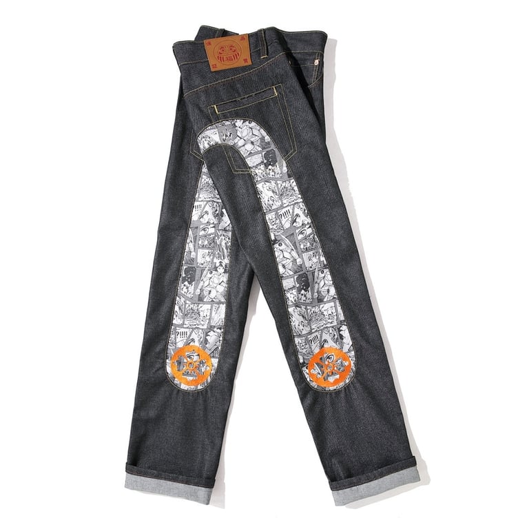 Evisu Manga Print Seagull Jeans N110-19078 - 9