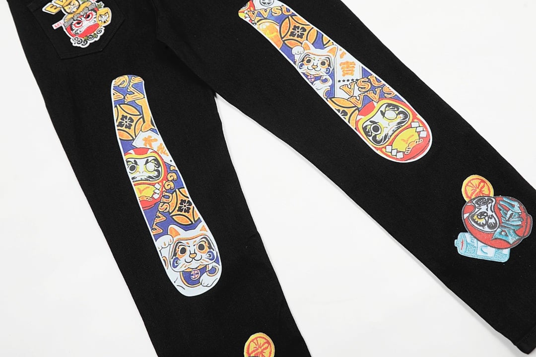 Evisu Daruma Graphic Jeans Black N110-19102 - 3
