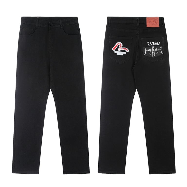 Evisu N110-19111 Black Jeans - 11