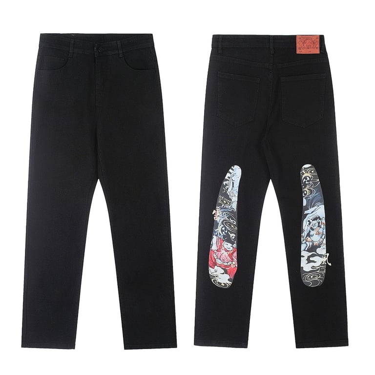 Evisu N110-19110 Graphic Jeans Black - 12