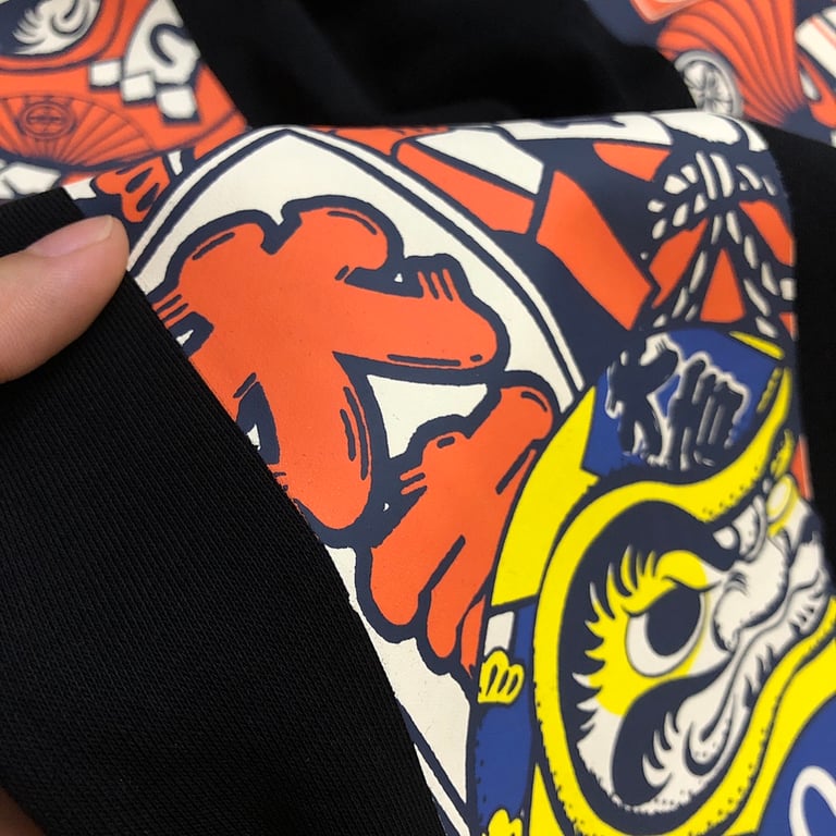 Evisu Maneki-neko Graphic Sweatpants Black N110-19112 - 5