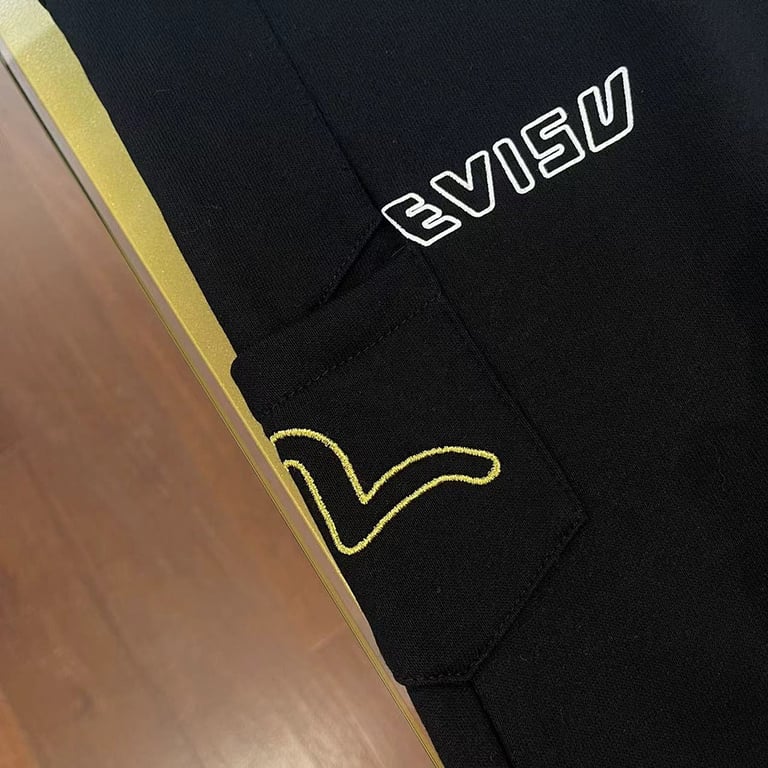 Evisu Graphic Joggers Black N110-19117 - 6