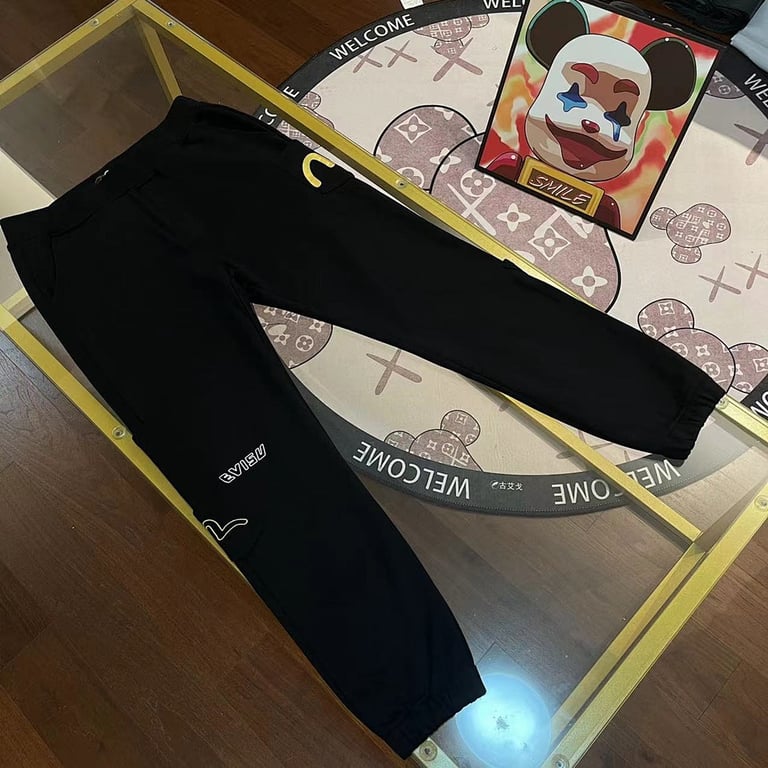 Evisu Graphic Joggers Black N110-19117 - 8