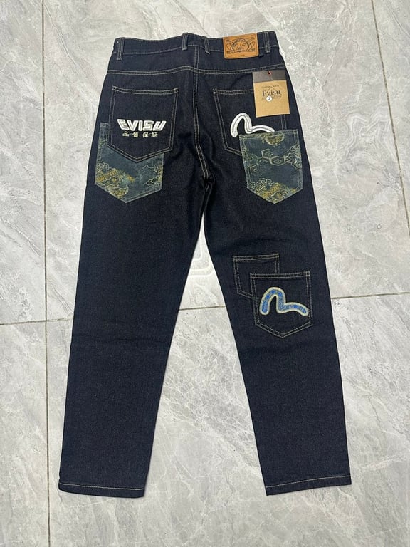 Evisu N110-19128 Brocade Patch Jeans - 6