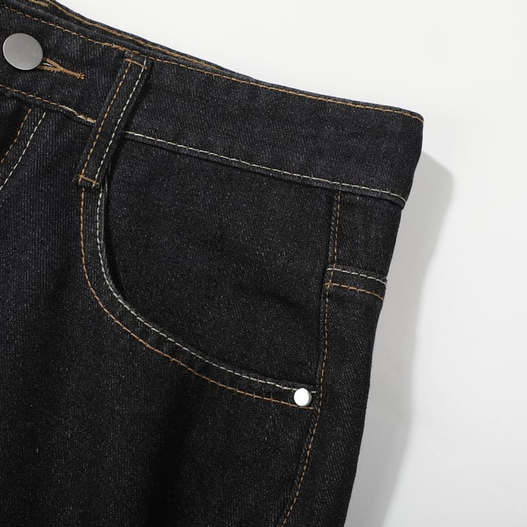 Evisu Koi Fish Embroidered Jeans Black - 6
