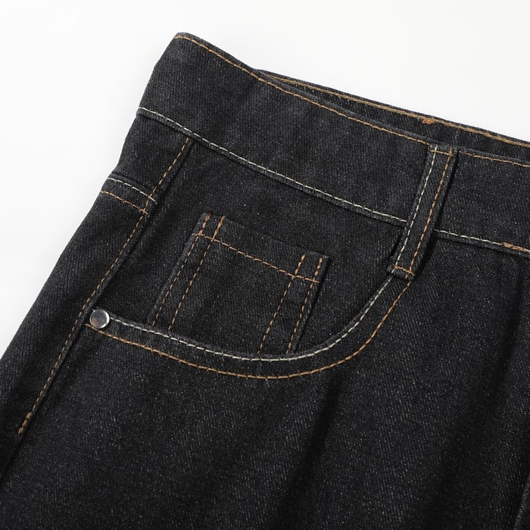 Evisu Koi Fish Embroidered Jeans Black - 8