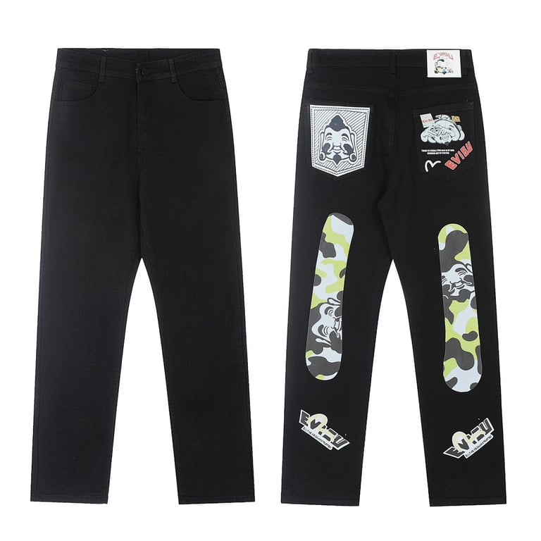 Evisu N110-19125 Graphic Jeans Black - 15