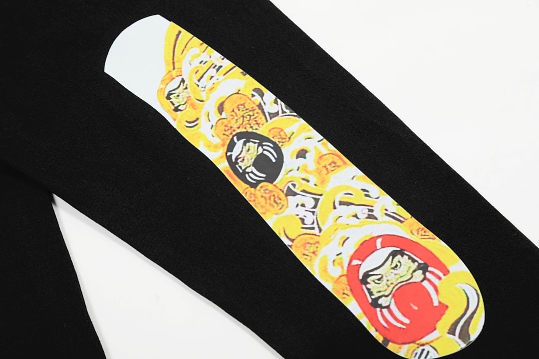 Evisu N110-19088 Graphic Print Jeans Black - 14