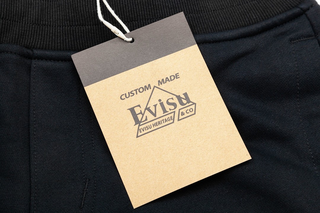 Evisu Daruma Graphic Sweatpants Black - 13