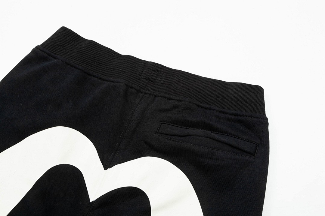 Evisu Daruma Graphic Sweatpants Black - 4