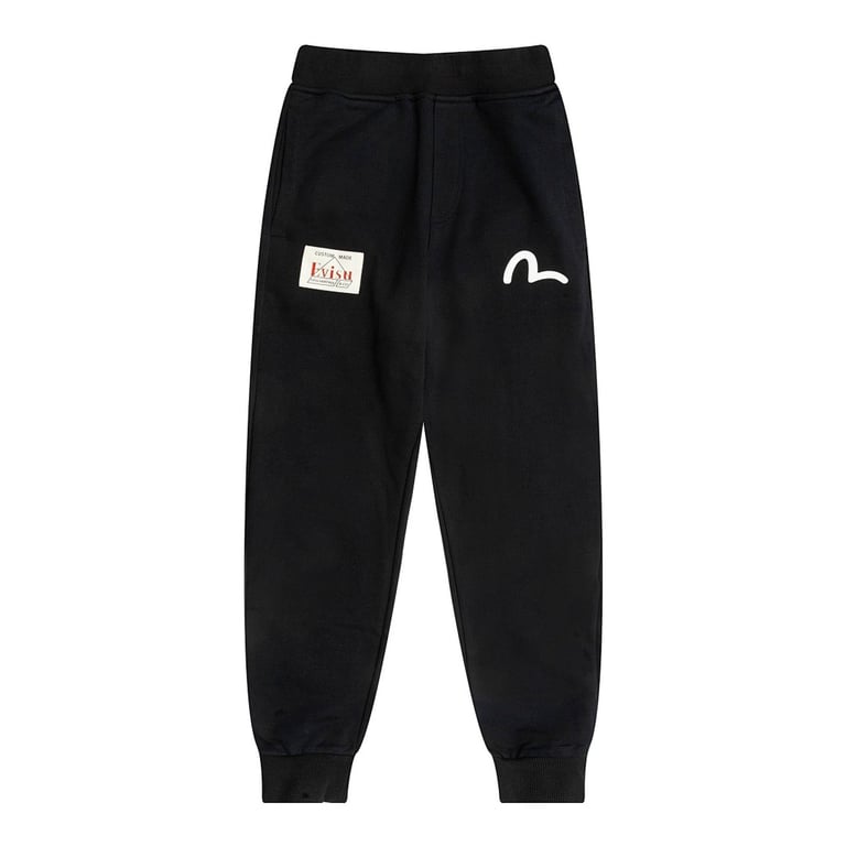 Evisu Daruma Graphic Sweatpants Black - 10