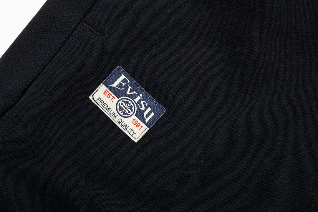 Evisu Seagull Graphic Sweatpants Black - 11
