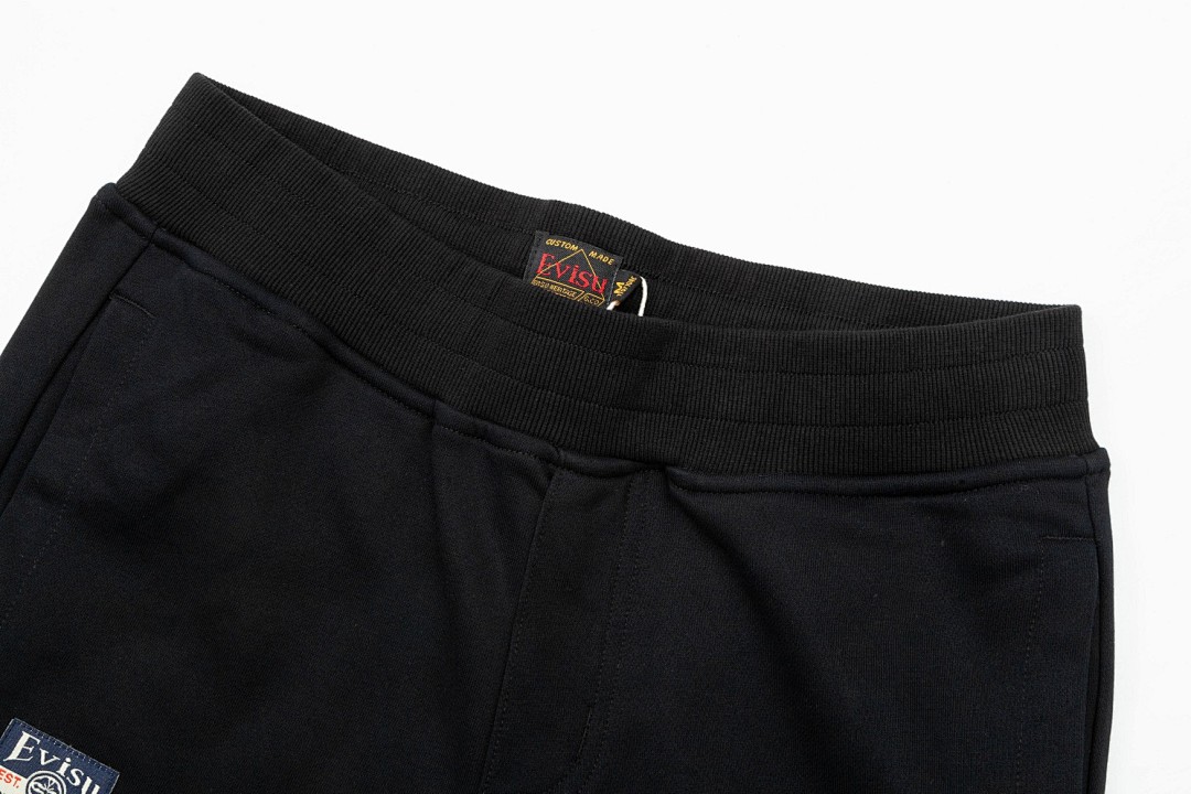 Evisu Seagull Graphic Sweatpants Black - 12
