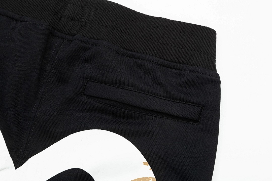 Evisu Seagull Graphic Sweatpants Black - 5