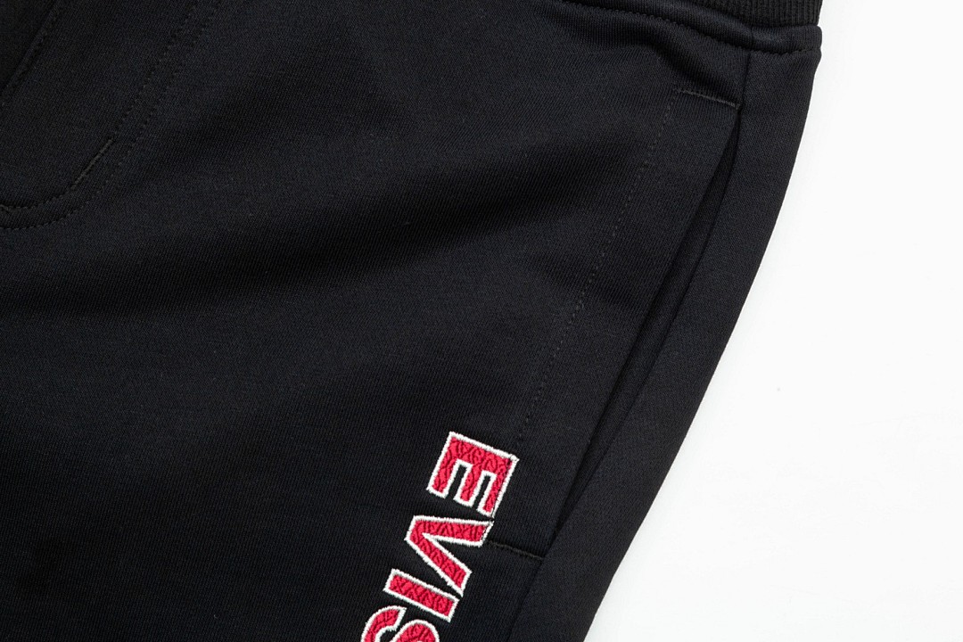 Evisu Graphic Logo Sweatpants Black - 10