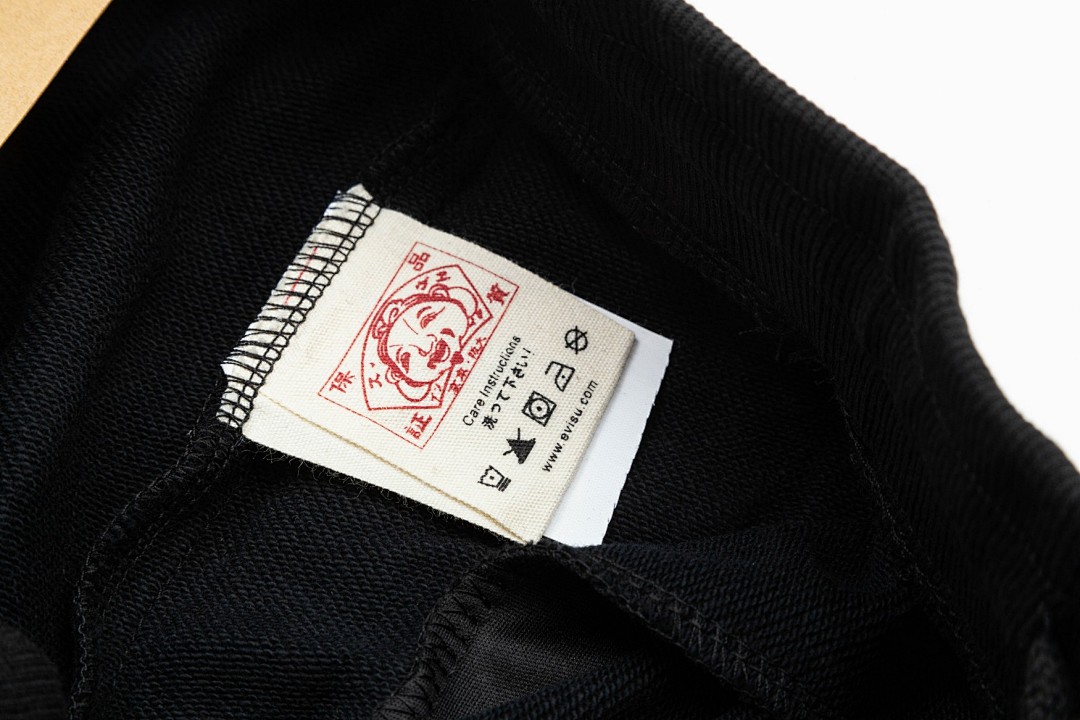 Evisu Seagull Logo Sweatpants Black - 6
