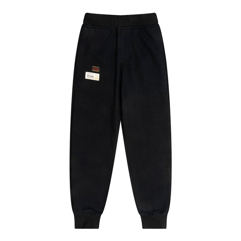 Evisu Seagull Logo Sweatpants Black - 10