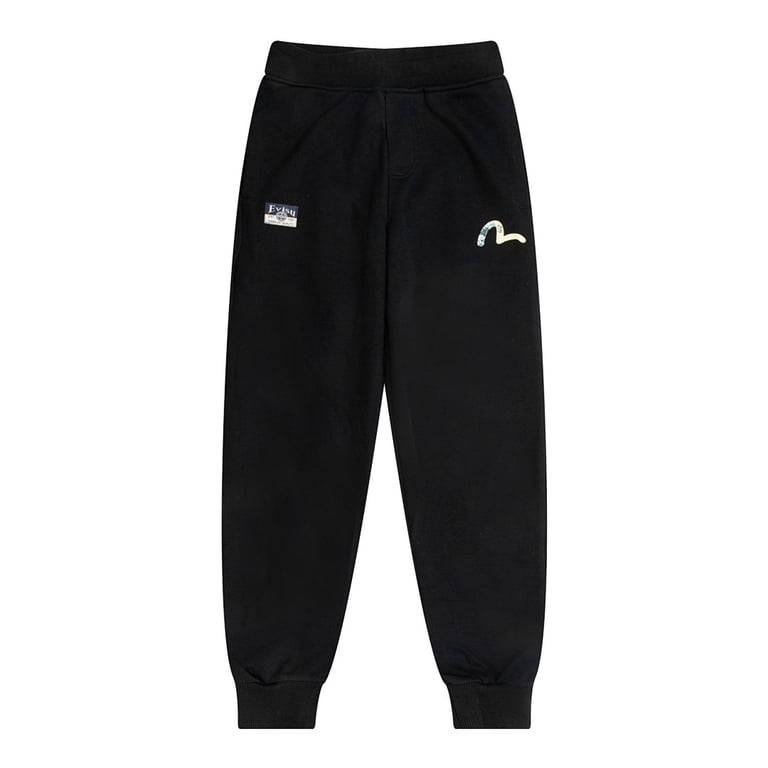 Evisu Great Wave Graphic Sweatpants Black - 12
