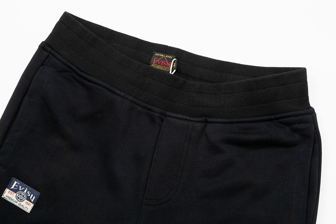 Evisu Great Wave Graphic Sweatpants Black - 10